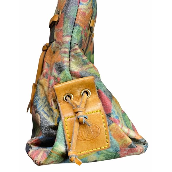 Dooney & Bourke Candy Print Small Vintage Unique Handbag - Picture 5 of 8